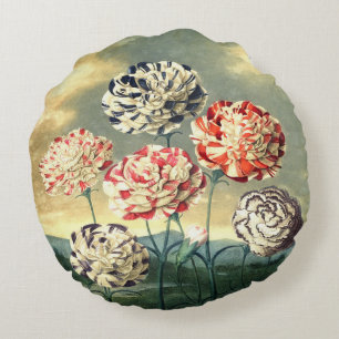 Vintage Floral Coussin rond