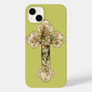 Vintage Floral Cross Case-Mate iPhone 14 Plus Case