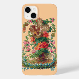 Vintage Floral Cross Case-Mate iPhone 14 Plus Case