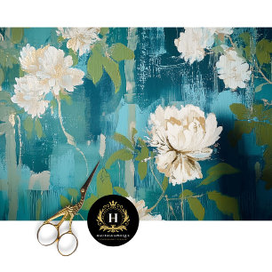 Vintage Floral Decoupage Tissue Paper