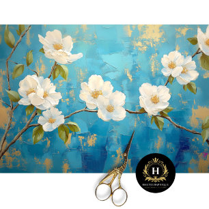 Vintage Floral Decoupage Tissue Paper