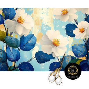 Vintage Floral Decoupage Tissue Paper