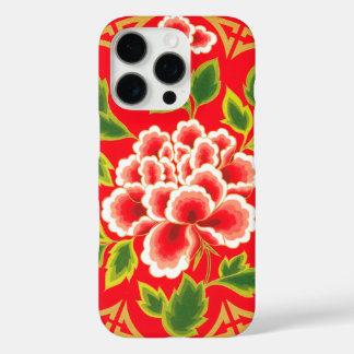 Vintage Floral Design iPhone 16 Pro Case