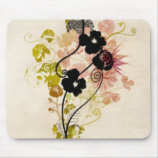 Vintage floral design Mousepad