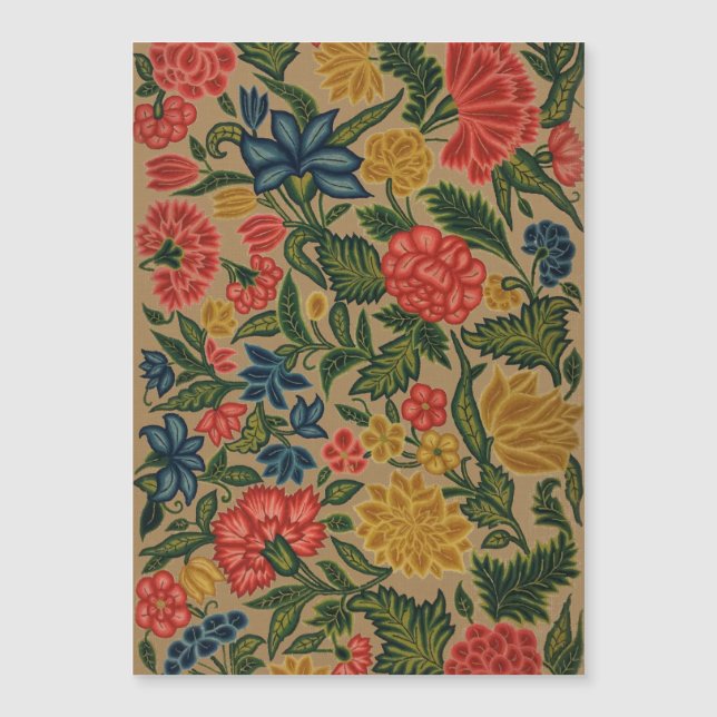 Vintage Floral Designer Garden Artwork (Front)