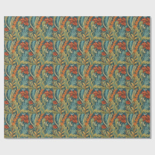 vintage Floral Dream Wildflower art Wrapping Paper
