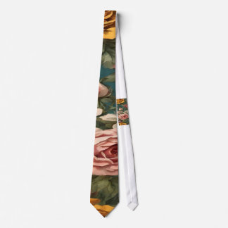 Vintage floral dress tie