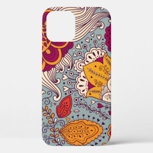 Vintage Floral Elegant Background iPhone 12 Case