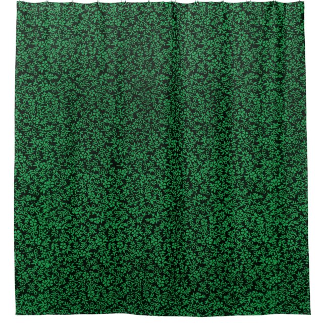 Vintage Floral Emerald Green (Front)