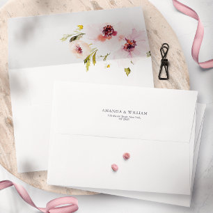 Vintage Floral Envelope