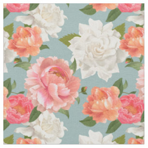 Vintage Floral Fabric