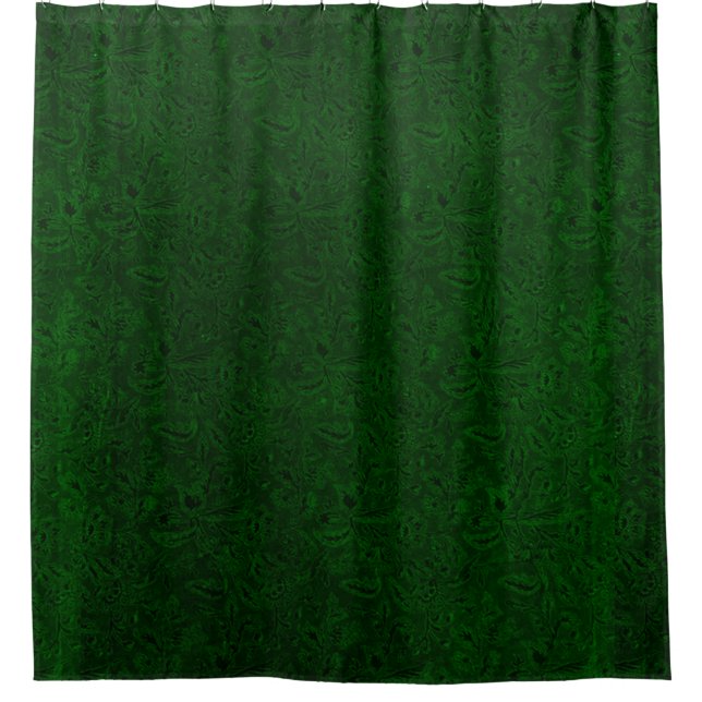 Vintage Floral Forest Emerald Green (Front)