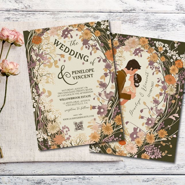 Vintage Floral Frame Invitation (Creator Uploaded)