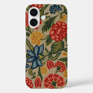 Vintage Floral Garden Artwork iPhone 16 Case