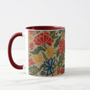Vintage Floral Garden Artwork Mug