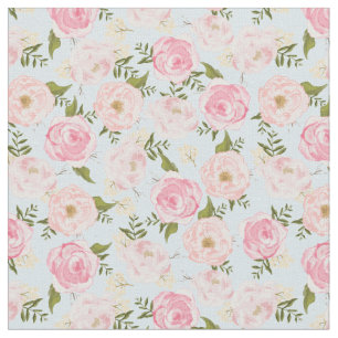 Vintage Floral Girly Flowers Gift Wrap Fabric