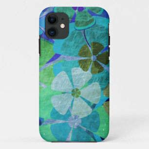 Vintage floral grunge graphic iPhone 11 case