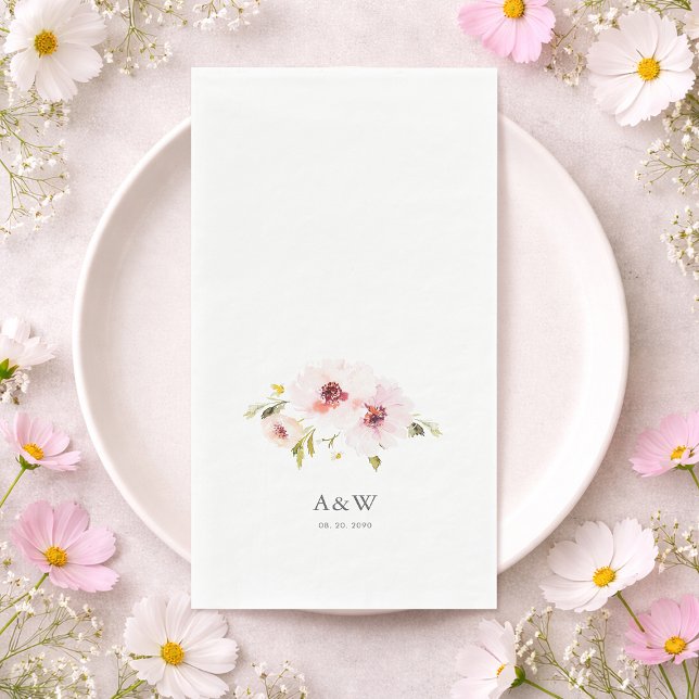 Vintage Floral Guest Towels Napkin (Creator Uploaded)