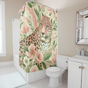 Vintage Floral Jungle Leopard