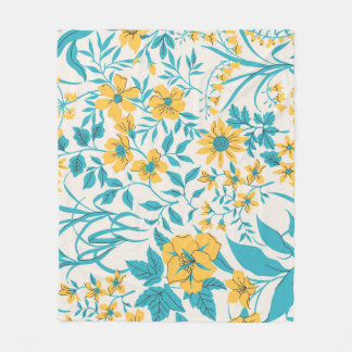 Vintage Floral: Liberty Motif Seamless Fleece Blanket