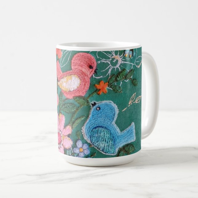 vintage floral mug (Front Right)