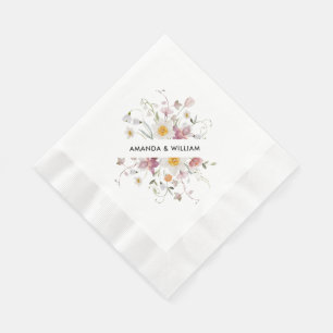 Vintage Floral Napkin