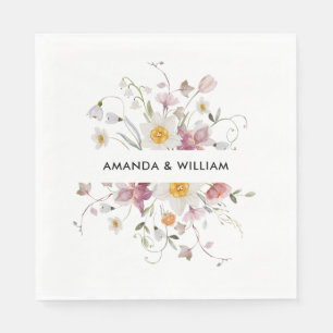 Vintage Floral  Napkin