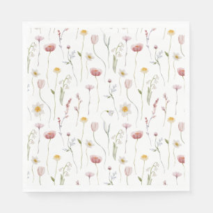 Vintage Floral  Napkin