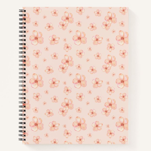 Vintage Floral  Notebook (Front)