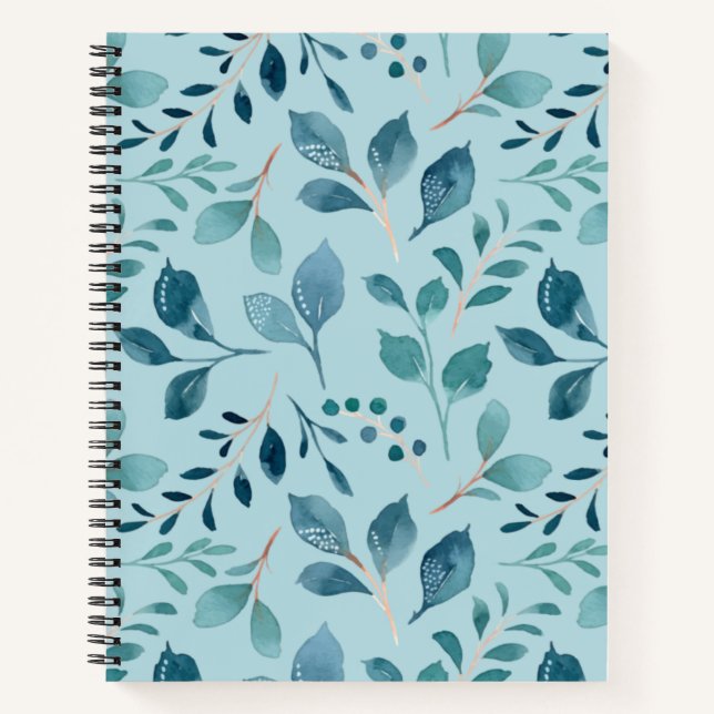 Vintage Floral  Notebook (Front)