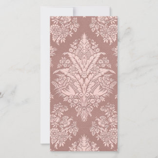 Vintage Floral on Rosy Beige