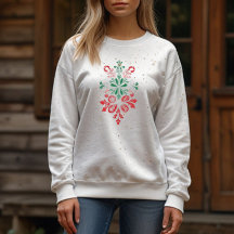 Vintage Floral Ornament - Holiday Design