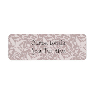 Vintage Floral Pattern 1 - Faded Red