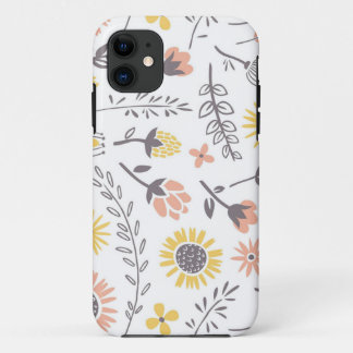 Vintage Floral Pattern  iPhone 11 Case