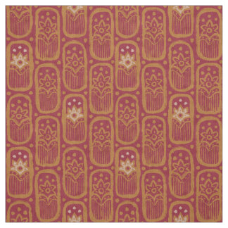 Vintage floral pattern in Indian style. Fabric
