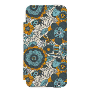 Vintage floral pattern incipio watson™ iPhone 5 wallet case