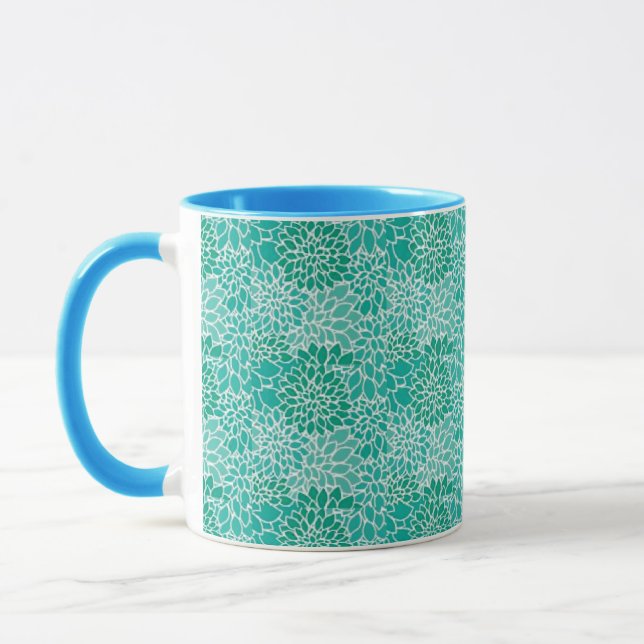 vintage floral pattern mug (Left)