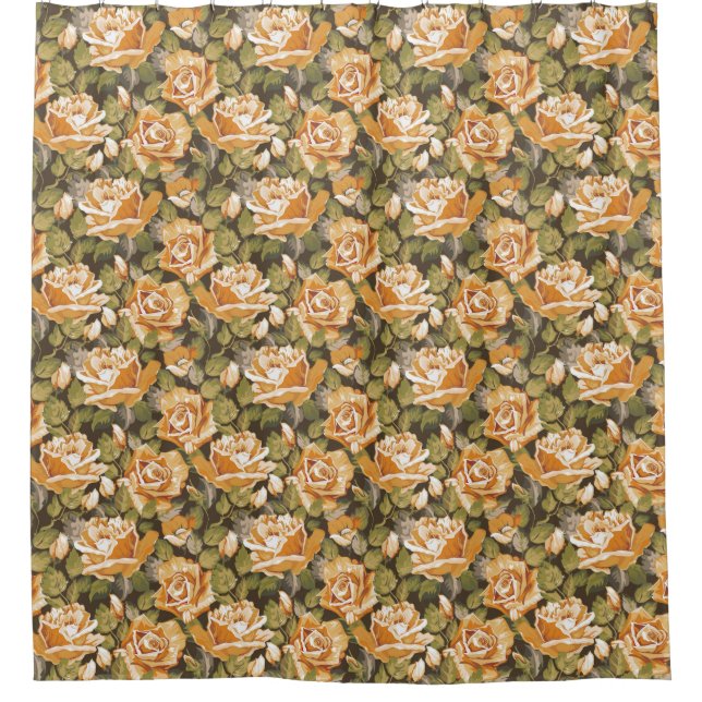Vintage Floral pattern of yellow roses (Front)
