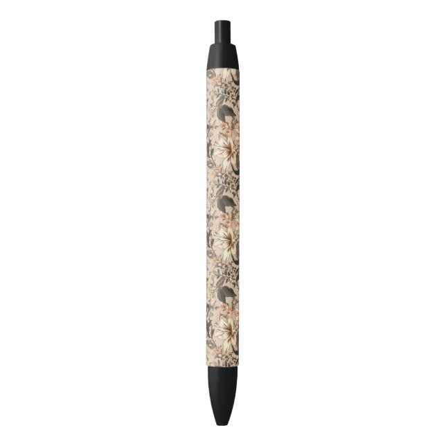 Vintage Floral Pattern Pen (Front Vertical)