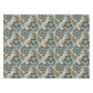 Vintage floral pattern tablecloth