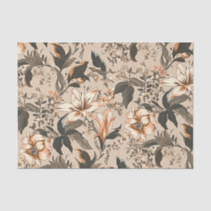 Vintage Floral Pattern Tissue Paper