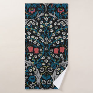 Vintage Floral Pattern, William Morris Bath Towel