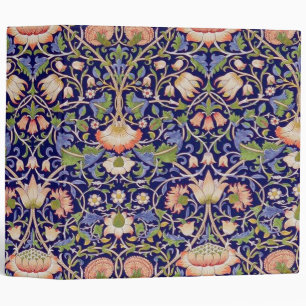 Vintage Floral Pattern, William Morris Binder