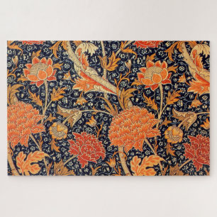 Vintage Floral Pattern, William Morris Jigsaw Puzzle