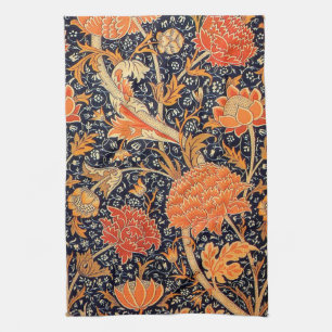 Vintage Floral Pattern, William Morris Kitchen Towel