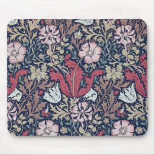 Vintage Floral Pattern, William Morris Mouse Pad