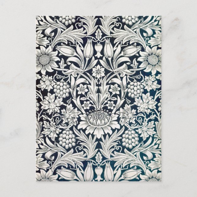 Vintage Floral Pattern, William Morris Postcard (Front)