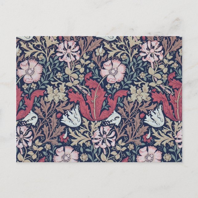 Vintage Floral Pattern, William Morris Postcard (Front)