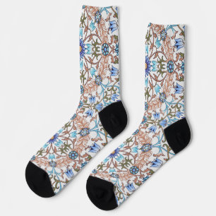 Vintage Floral Pattern, William Morris Socks