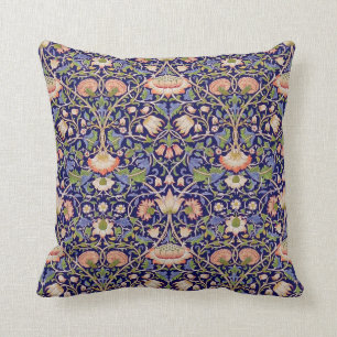Vintage Floral Pattern, William Morris Throw Pillow